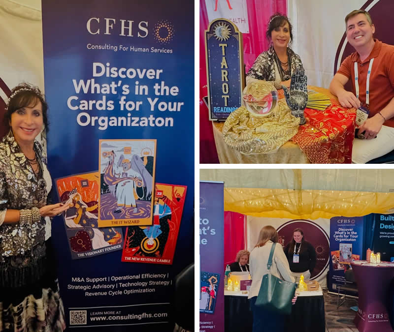 Party Psychics Booth at San Diego Behavioral Health Tech Conference